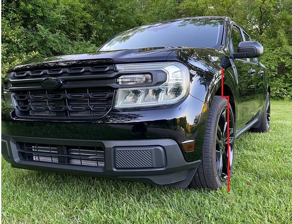 Ford Maverick 2024 Maverick lowered on 21" Edge ST wheels + blacked out Untitled