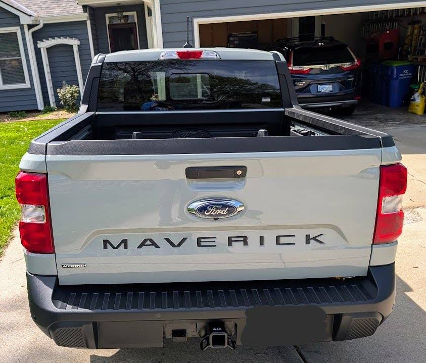 Ford Maverick 2024 Azure Gray XLT Tailgate_after