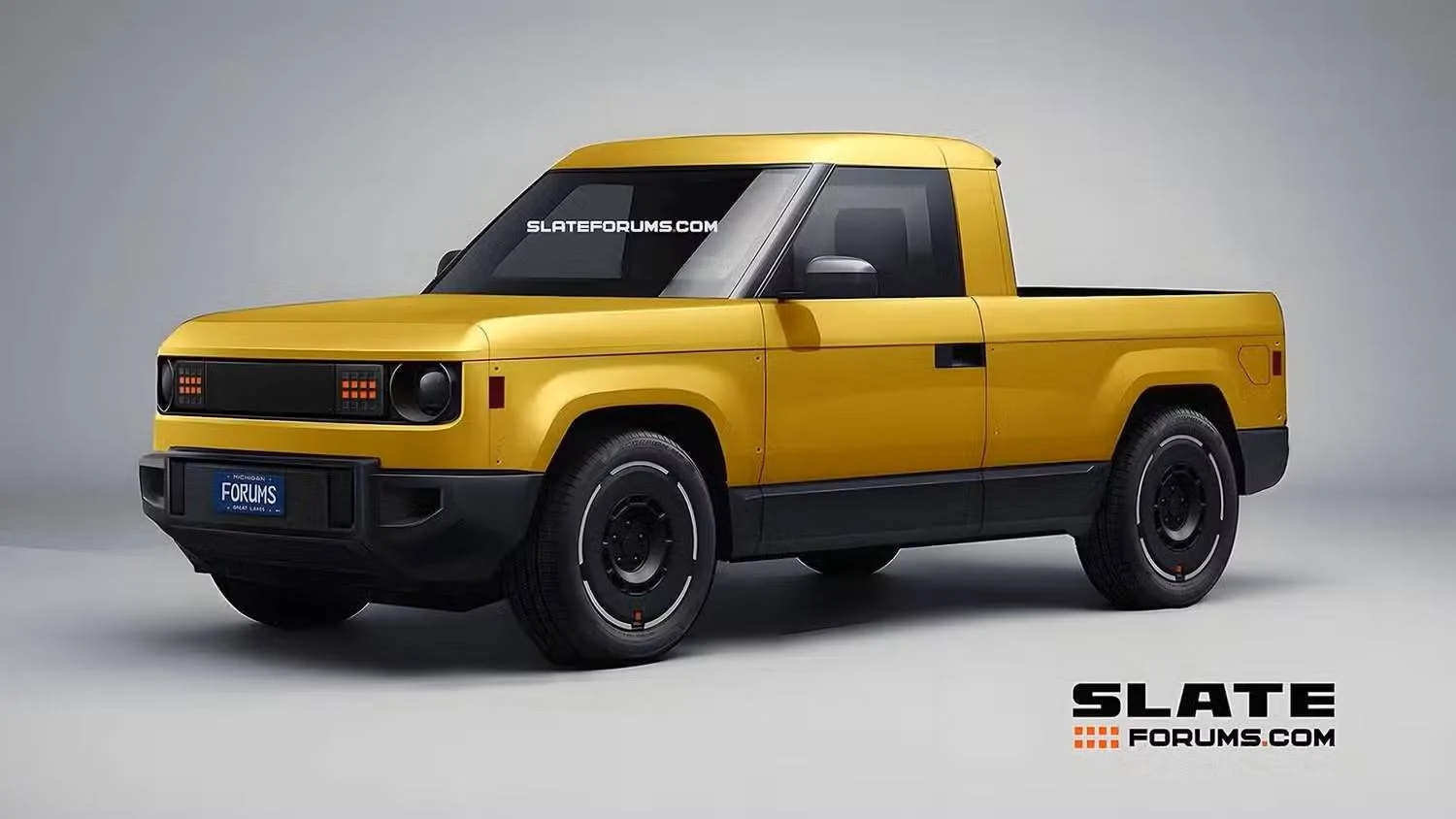 Ford Maverick Competition Heating Up: Slate Auto Pickup 2026-2027-slate-pickup-truck-slateforums_slate_front-yello