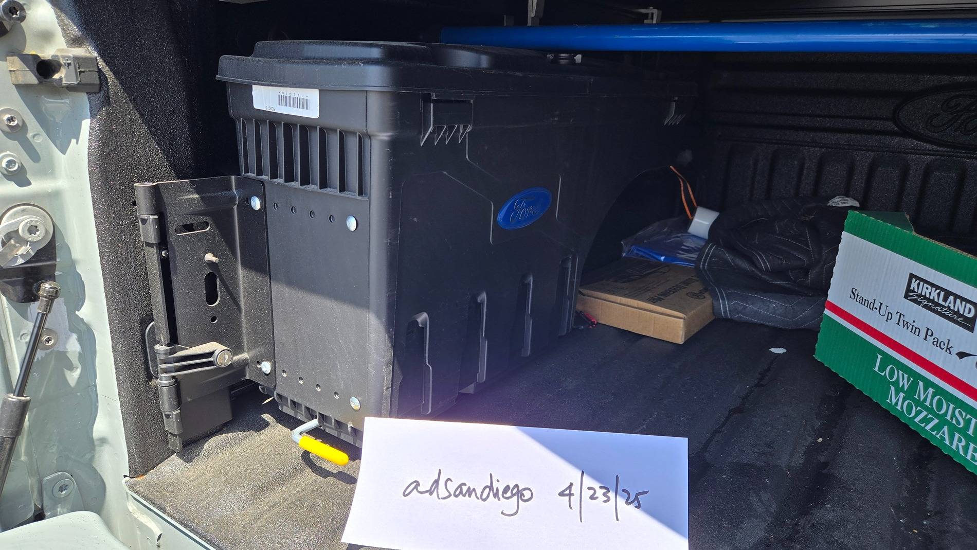 Ford Maverick OEM Undercover Left Hand Side Pivot Storage Box  $100 20250423_144411