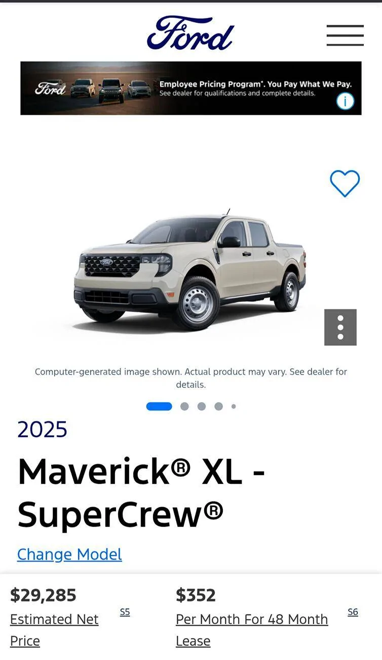 Ford Maverick Normal, or unique? Screenshot_20250423-203554
