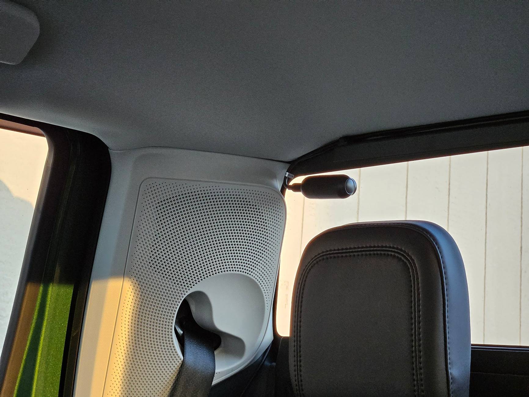 Ford Maverick Headliner vs rear dash cam wire 20250423_192257