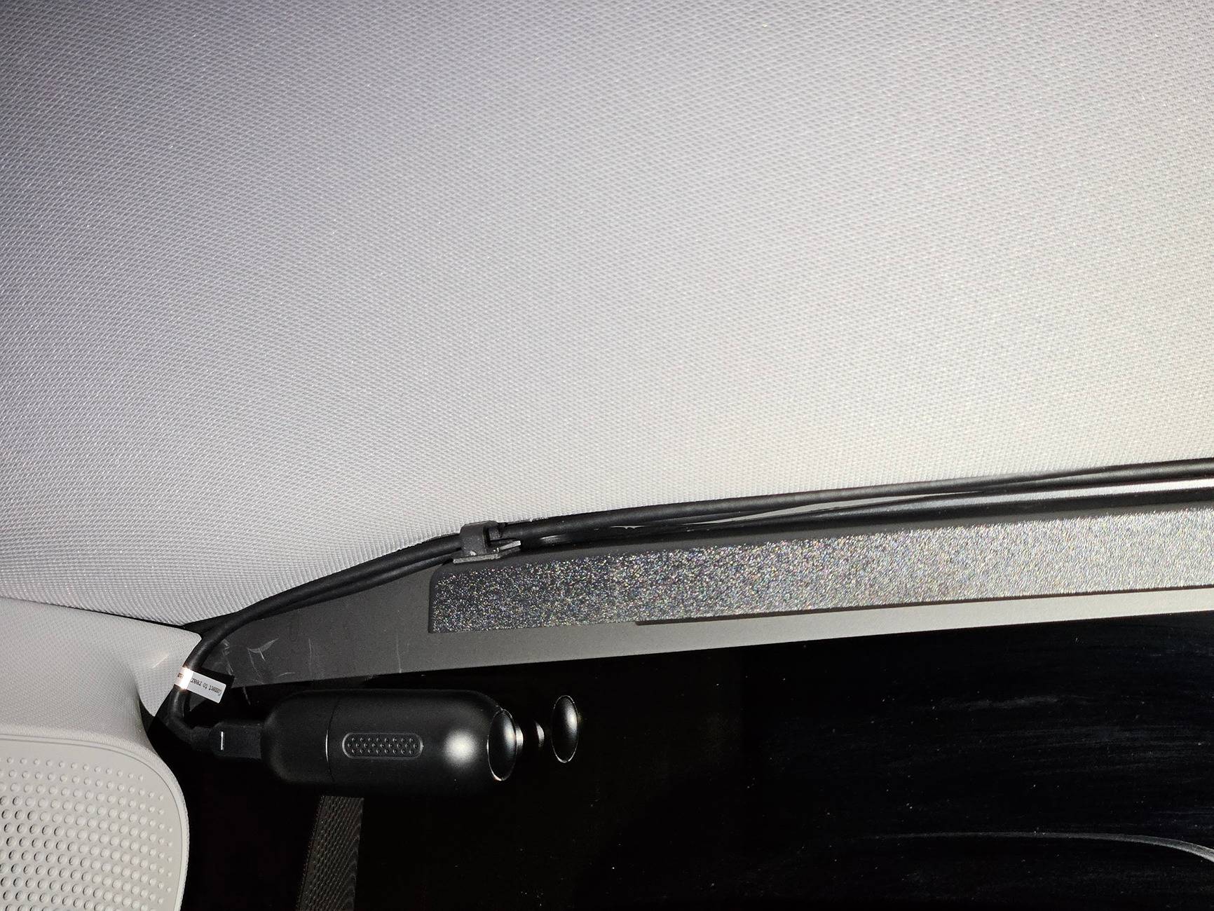 Ford Maverick Headliner vs rear dash cam wire 20250423_231024