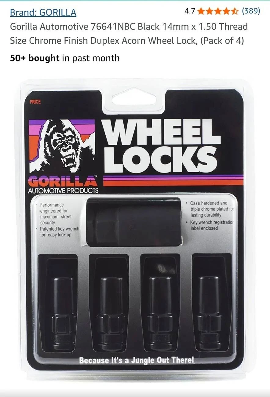 Ford Maverick Locking Lug Nuts? HELP needed please. 1000010689