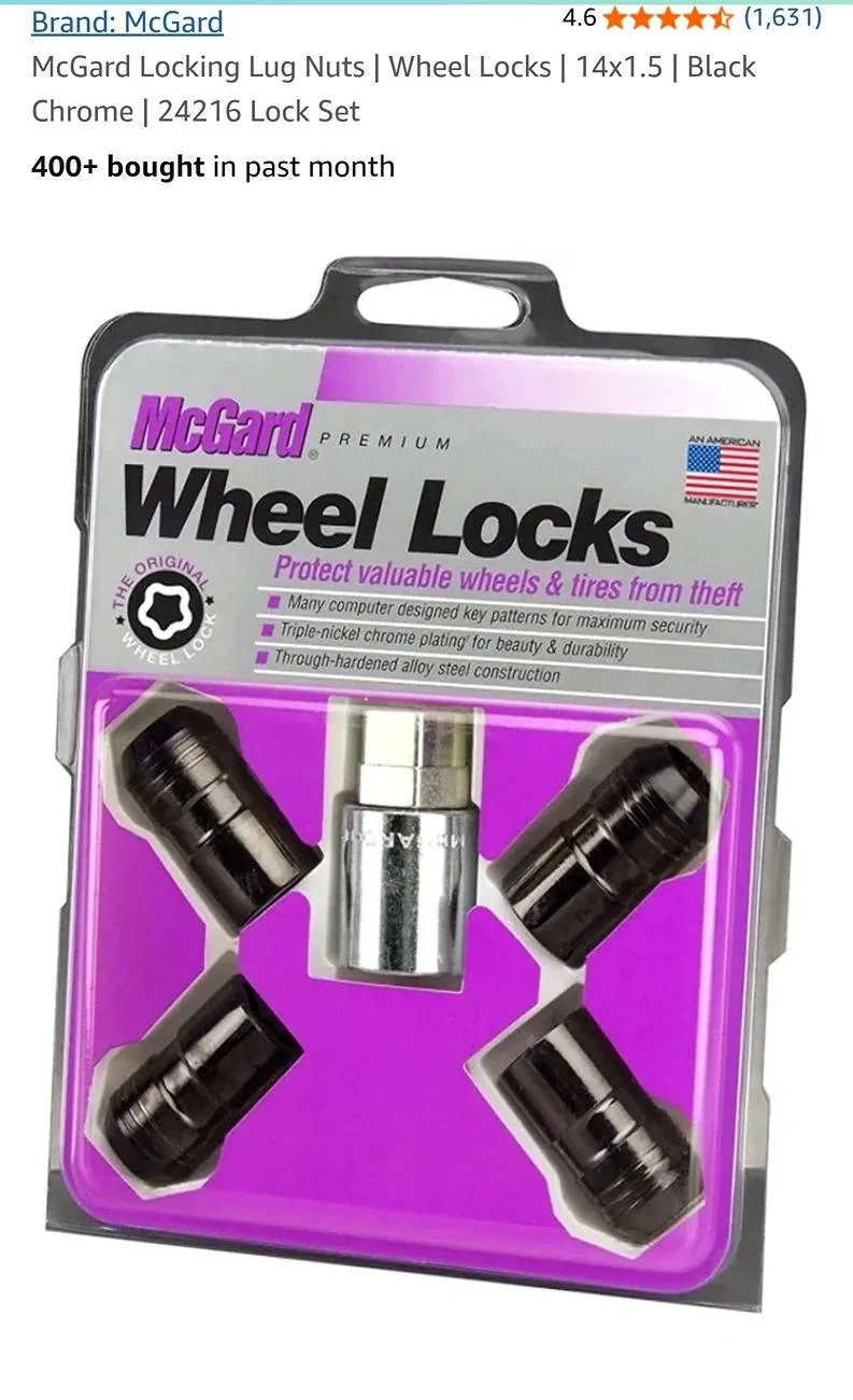 Ford Maverick Locking Lug Nuts? HELP needed please. 1000010691