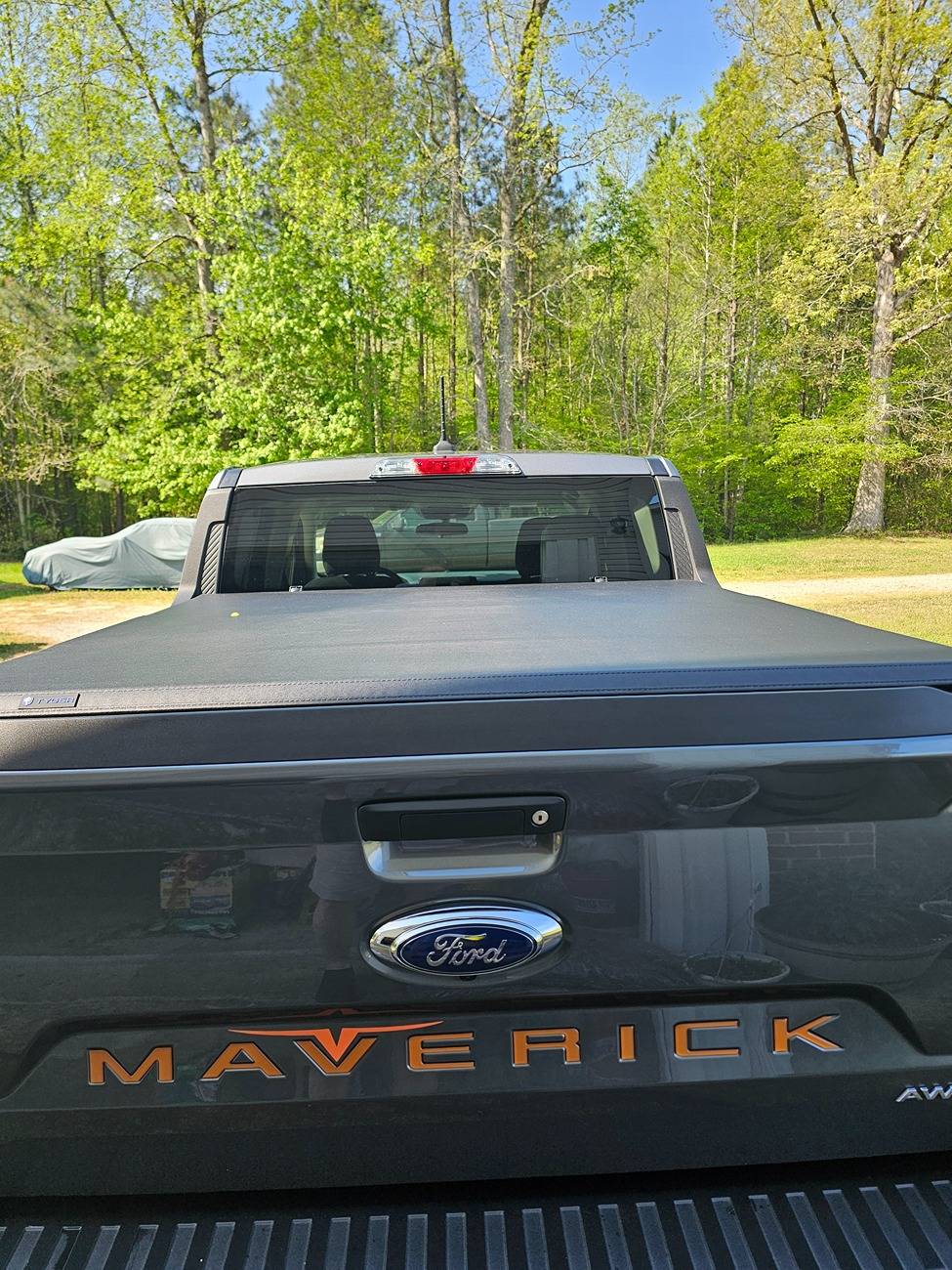 Ford Maverick Thanks for the add. Just showing off my tail gate 20250419_100916