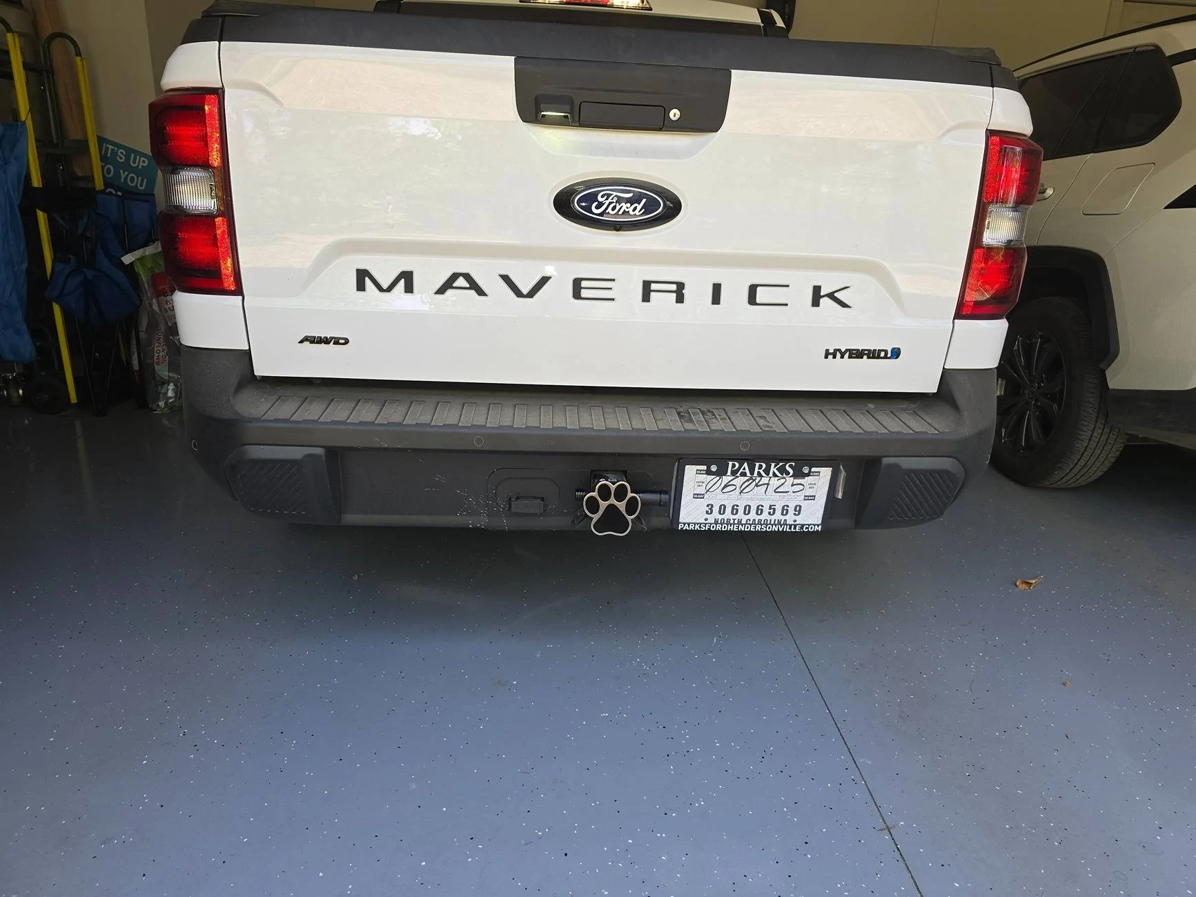 Ford Maverick Trailer Hitch Cover 3D Printed 20250421_133058