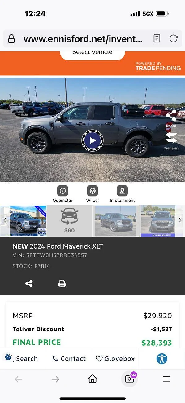 Ford Maverick Realistic Best Negotiated Price For A New 2024 XLT Hybrid IMG_3988