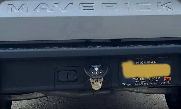 Ford Maverick Trailer Hitch Cover 3D Printed 1745618062895-r2