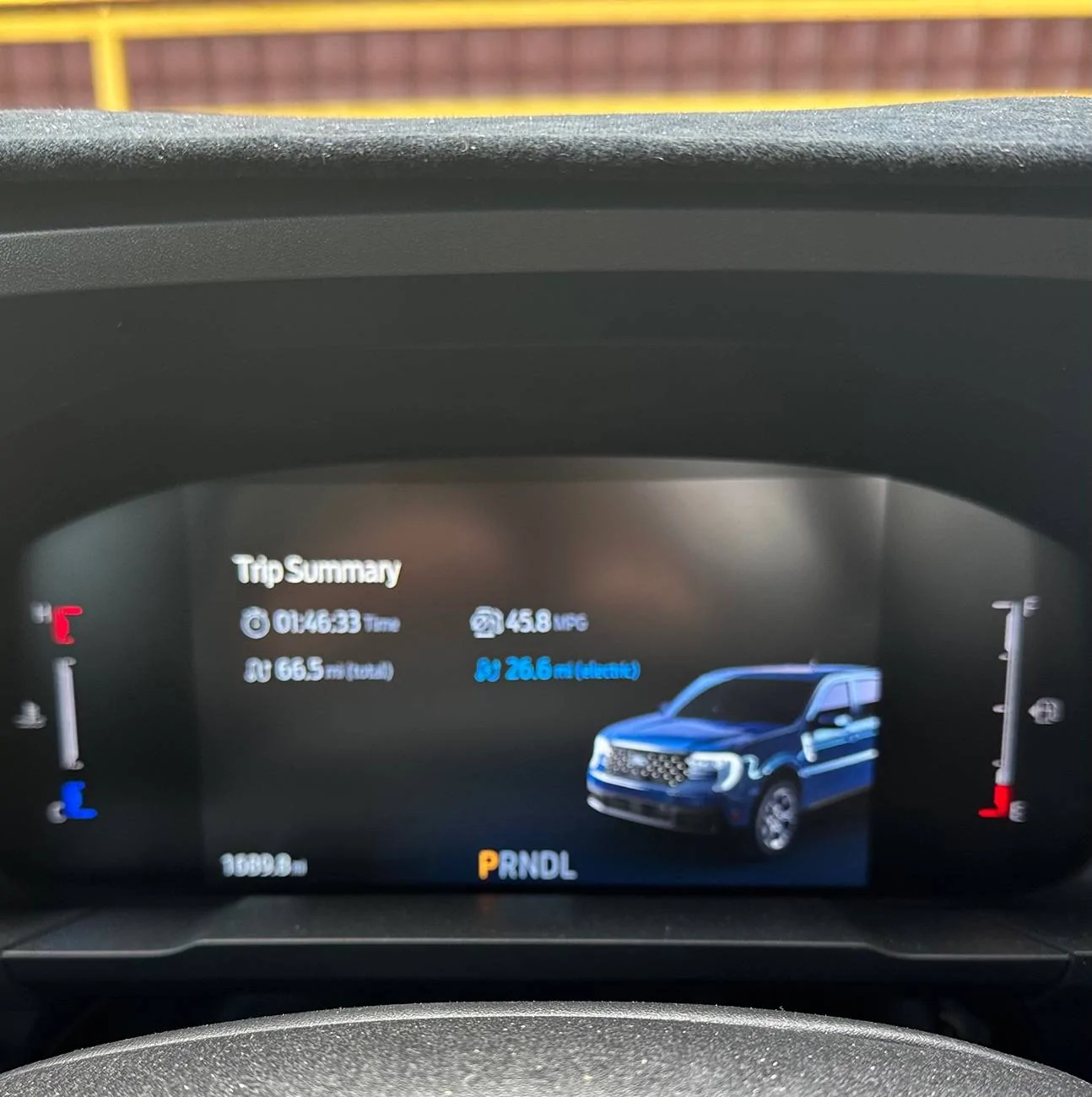 Ford Maverick Hybrid fuel mpg IMG_5088