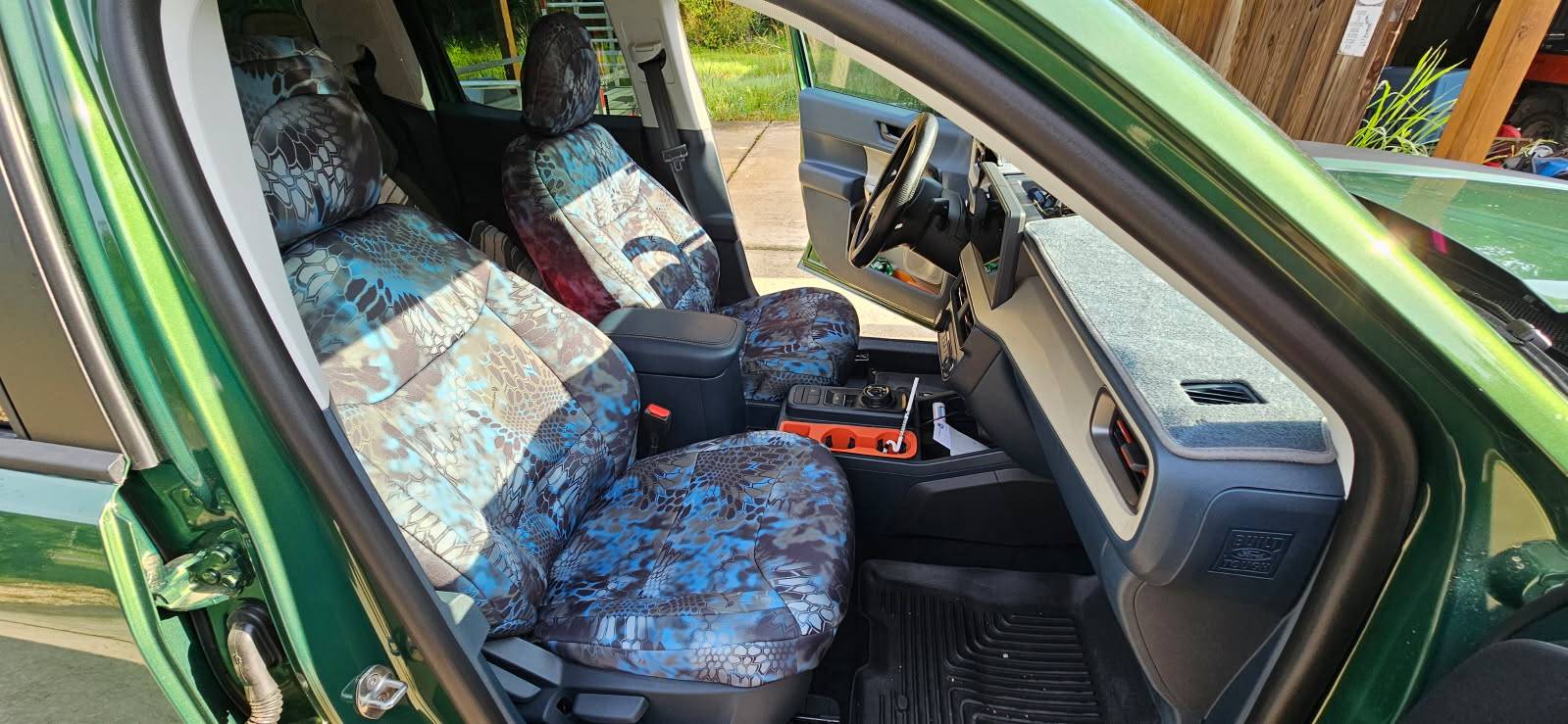 Ford Maverick Great Seat Covers for Eruption Green (EG)! seat 1