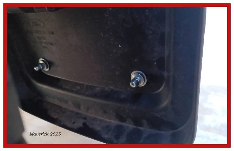 Ford Maverick Maverick Mud Flap Upgrade maverick Reflector back of mud fla