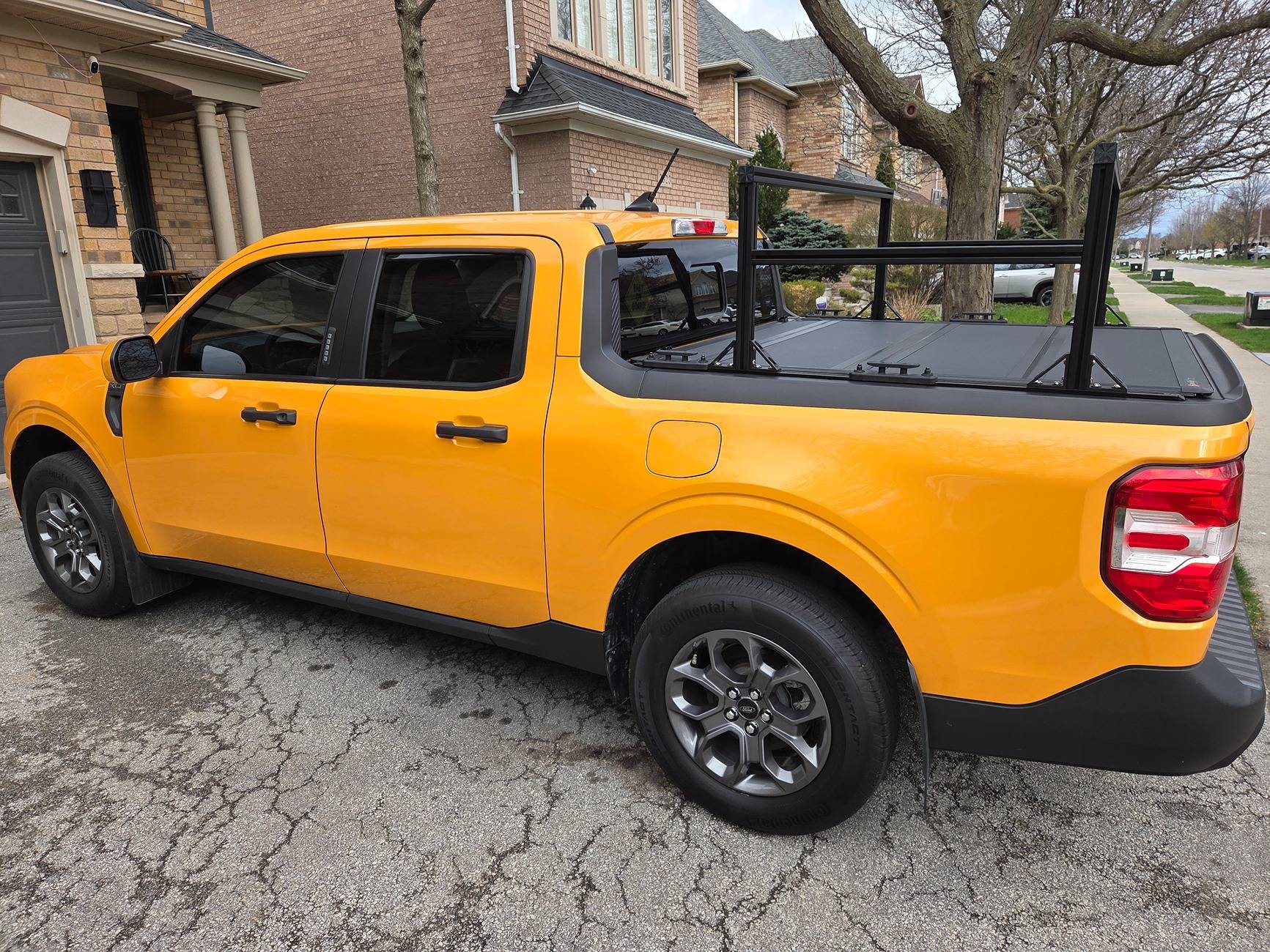 Ford Maverick Cheap DIY bed rack that works with tonneau cover 1000001196