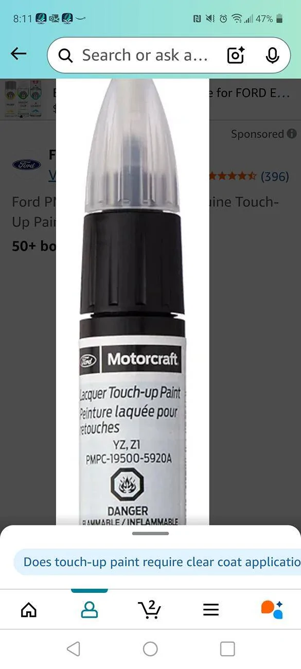 Ford Maverick Paint touch up Screenshot_20250426-201150