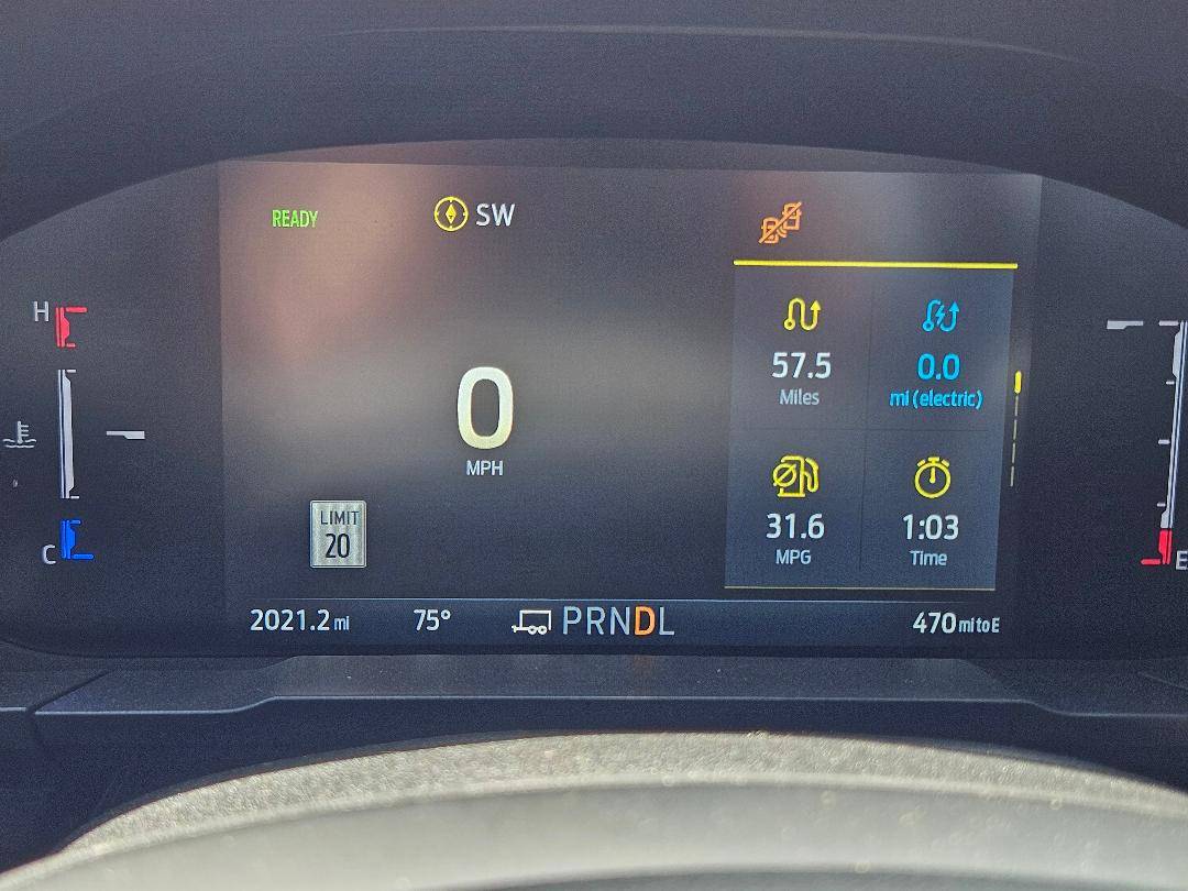 Ford Maverick First 2025 Hybrid AWD light towing experience Towing trailer and bike 4-26-2025 31.6 m