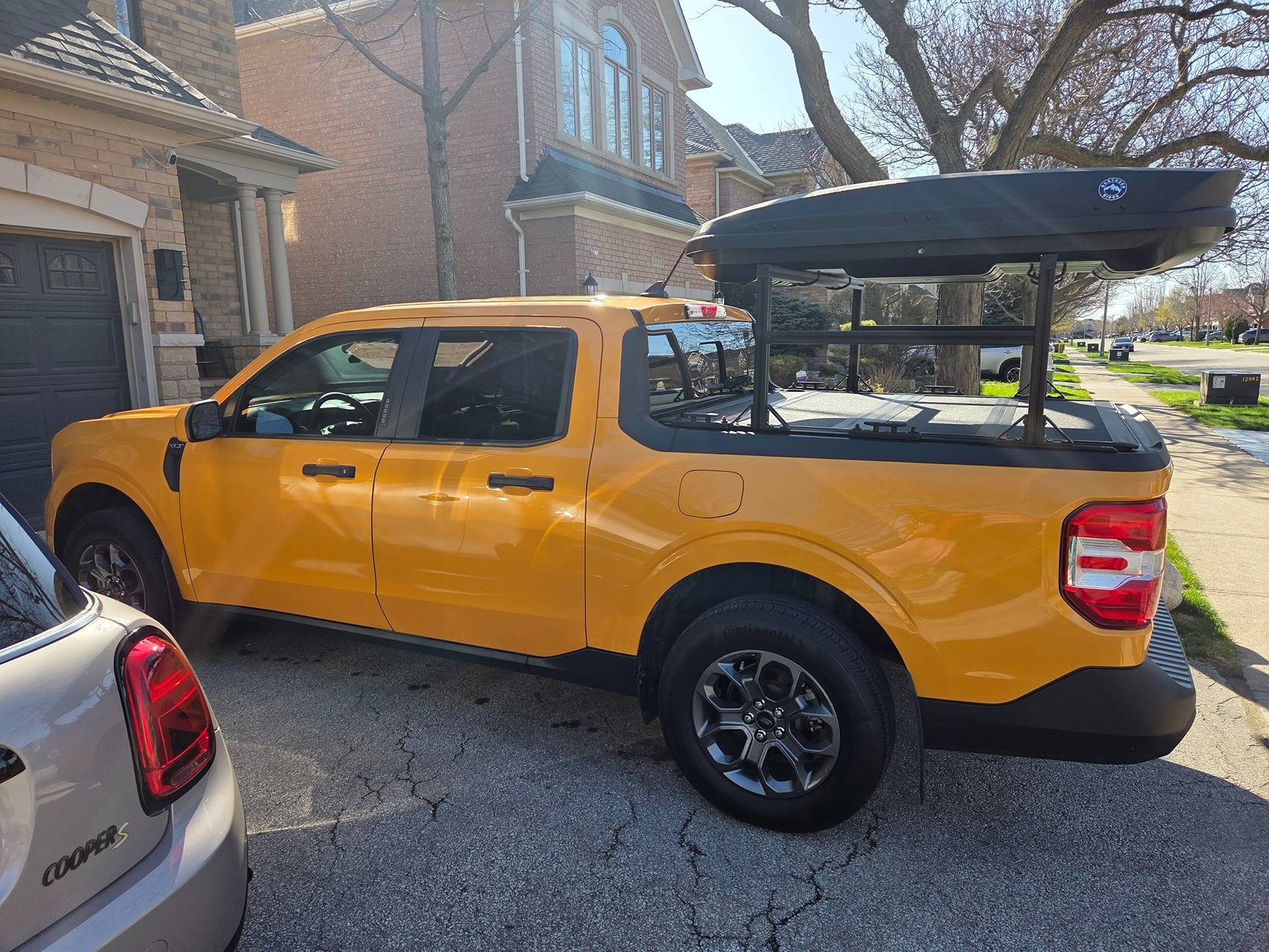 Ford Maverick Cheap DIY bed rack that works with tonneau cover 1000001216