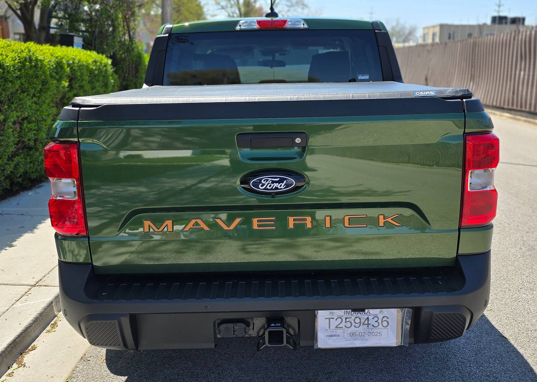 Ford Maverick Eruption Green Tailgate Lettering Color Choices 20250427_114126