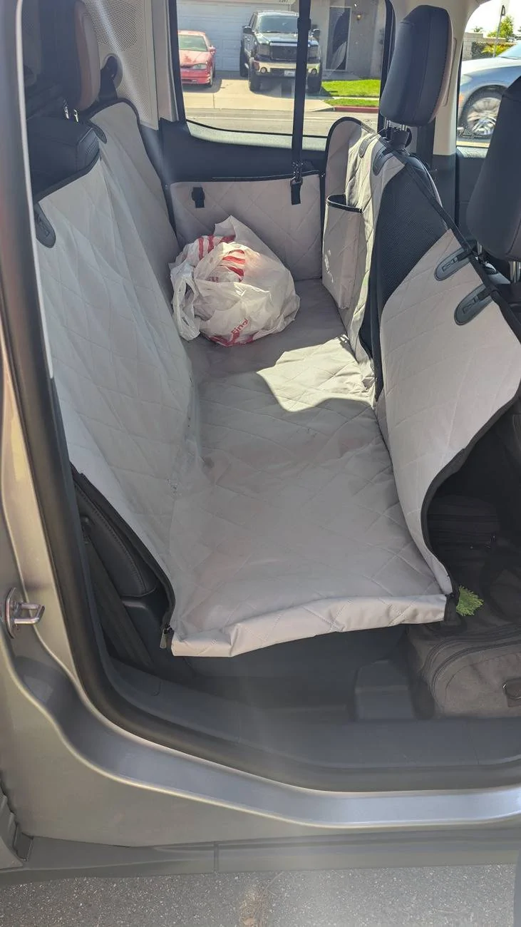 Ford Maverick Dog Cover for Rear Seat installed PXL_20250428_223851799