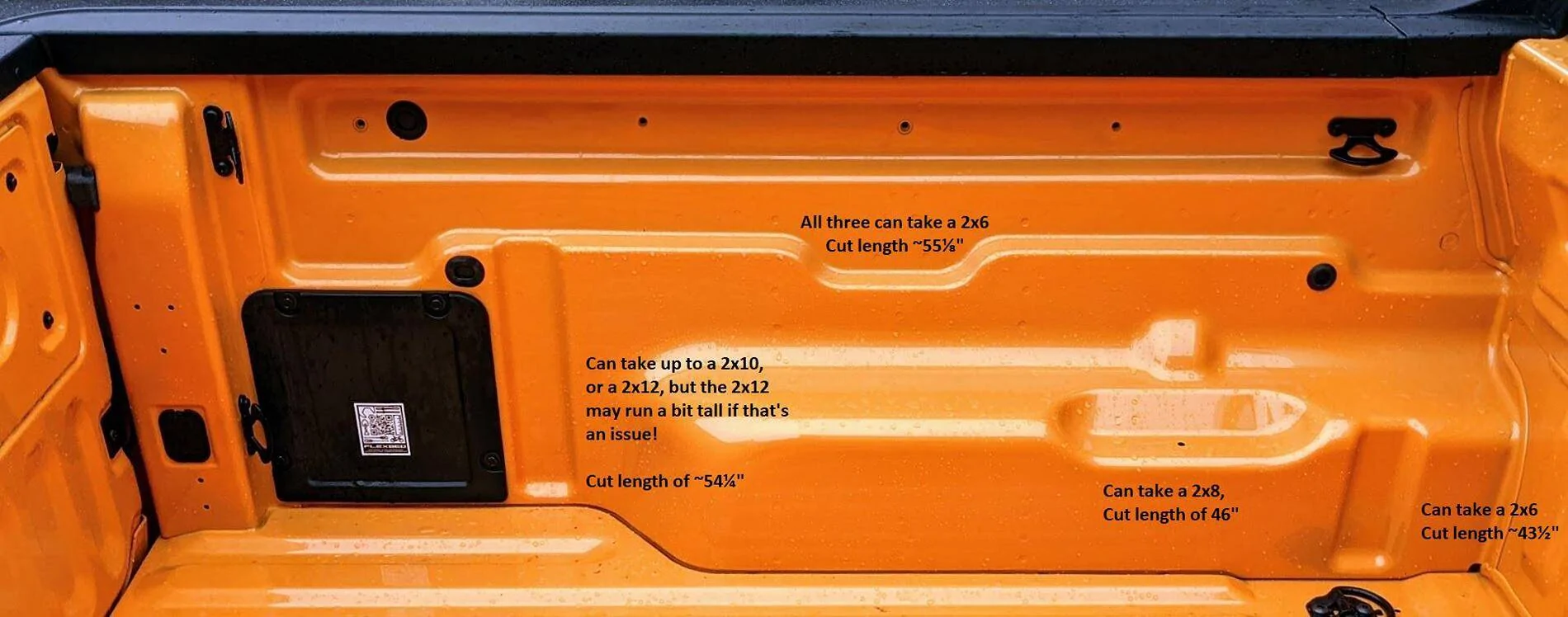 Ford Maverick 2025 Ford Maverick set up for volunteer firefighter. Bed Divider Dimensions