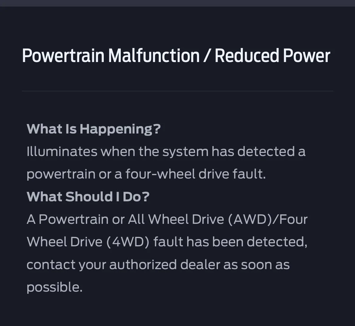 Ford Maverick Powertrain Malfunction / Reduced Power - anyone gotten this yet? IMG_9455