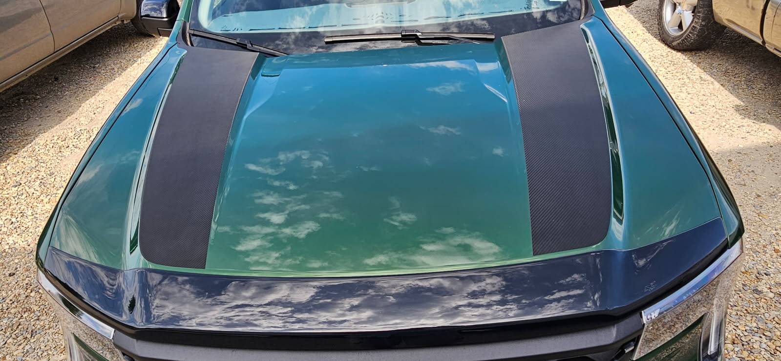 Ford Maverick 2025 Lariat EG Hood Treatment - WRAP IT! Hood 2