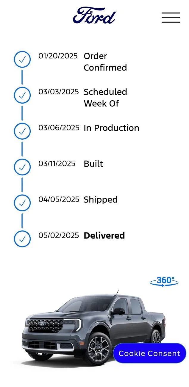 Ford Maverick What was/is your wait time for your order? Screenshot_20250502_185651_Chrom