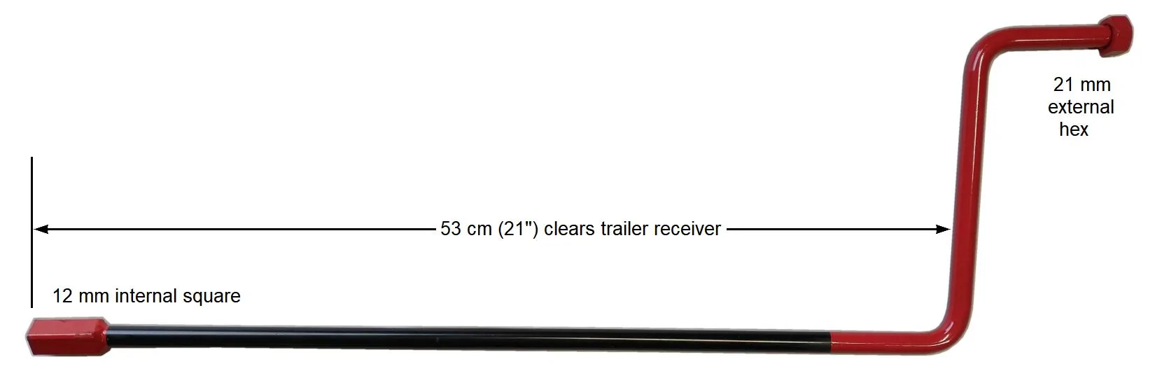 Ford Maverick Spare Tire Access Tool (Upgrade) Crank 12mm