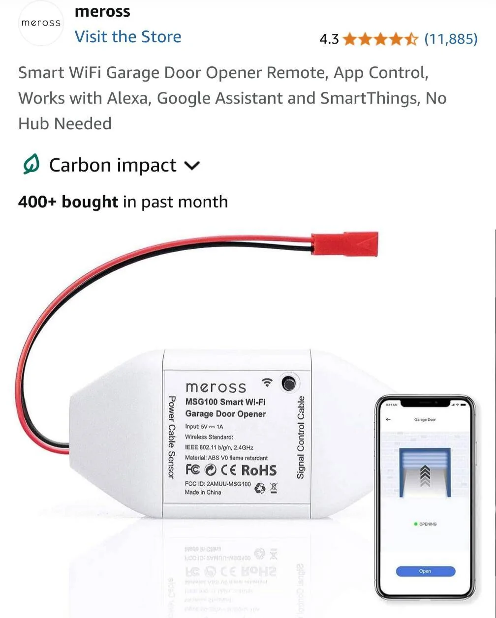 Ford Maverick Garage door opener solution (simple) Screenshot_20250506-094036