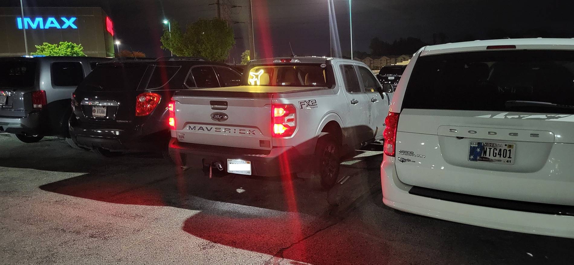Ford Maverick (A Maverick Parking thread) I think someone was trying to be friends . . . imax - Copy