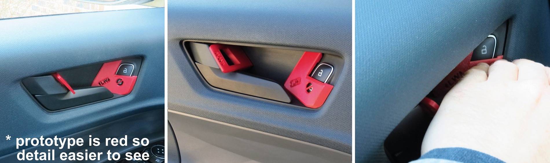 Ford Maverick Lock Guard - Solution for Accidental Door Locking lock_guard_prototype2