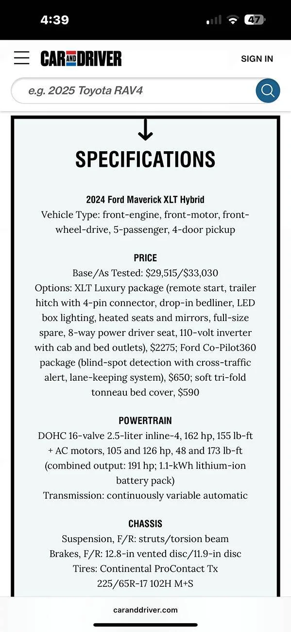 Ford Maverick 2025 Maverick Hybrid HF55 Transaxle Info (nice write up) IMG_2382