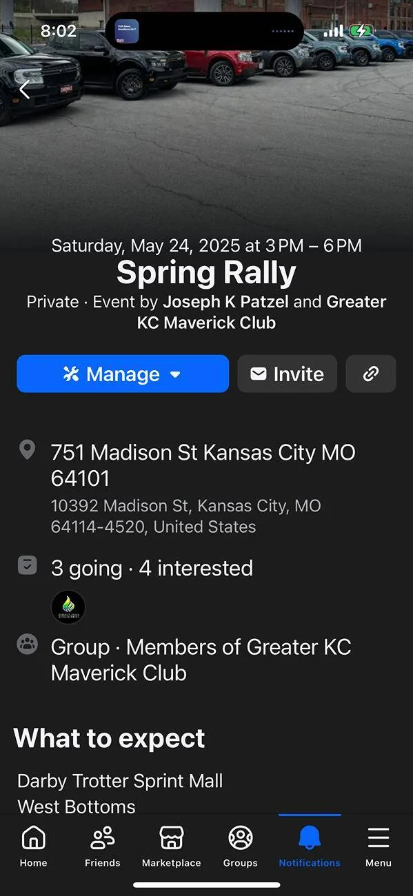 Ford Maverick GREATER KC MAVERICK CLUB SPRING RALLY IMG_5033