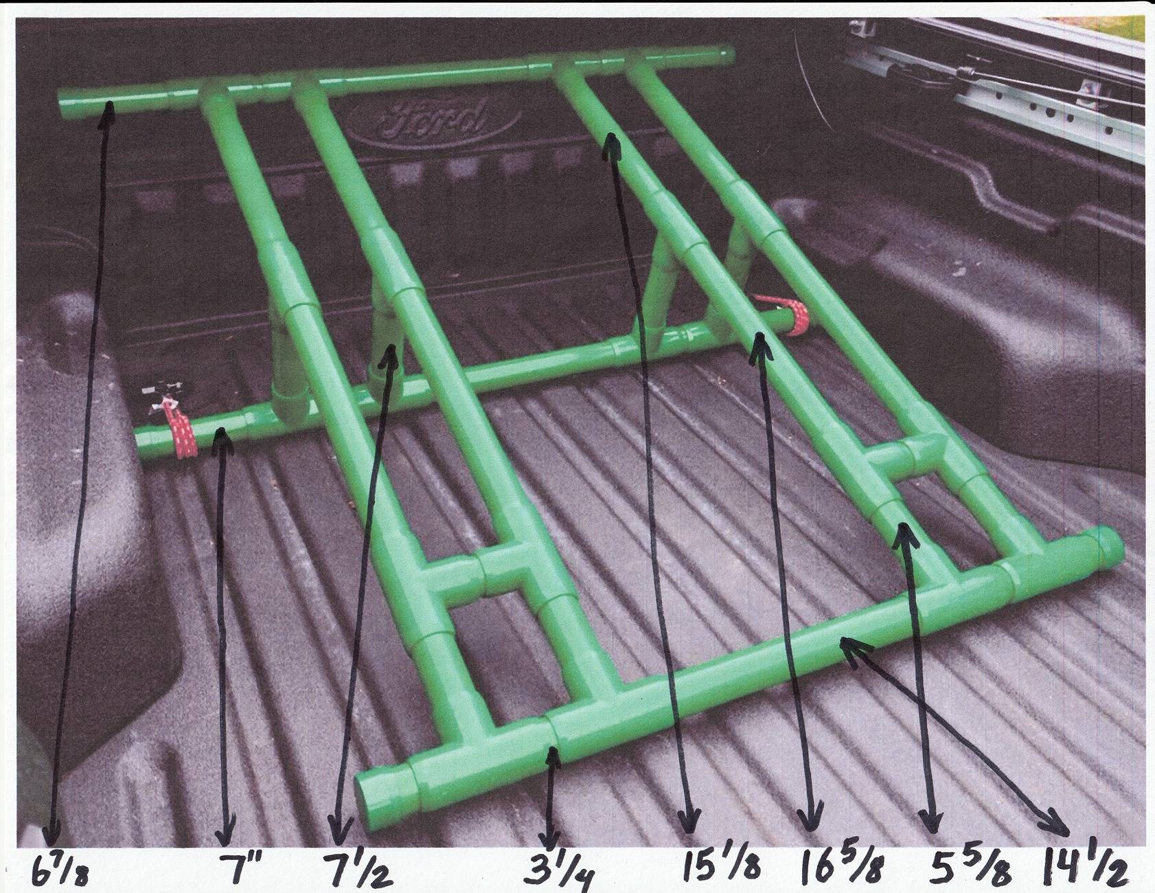 Ford Maverick PVC bike rack SCN_0001