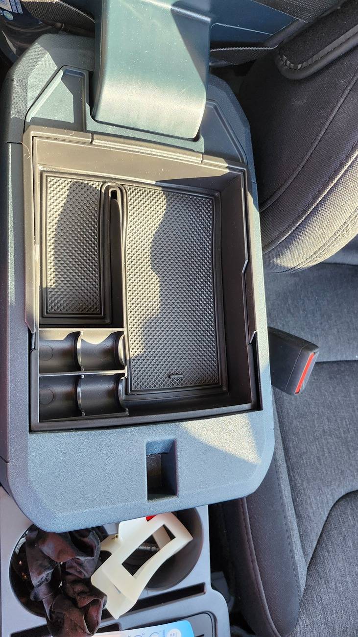 Ford Maverick Mabett Rear Cover Plate, Center Console Storage Organizer and Dual Cup Holder 20250511_180604