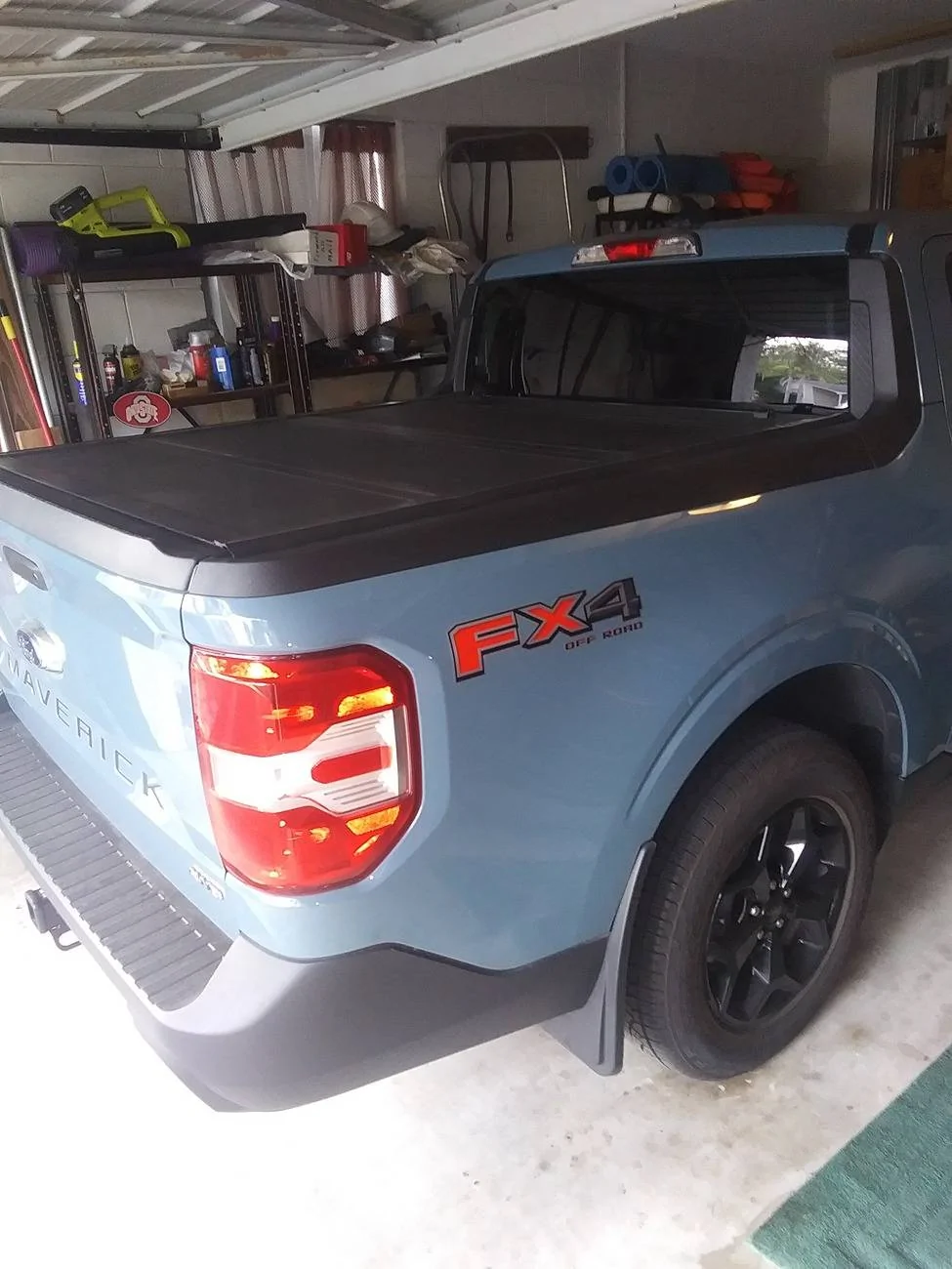 Ford Maverick Looking for bed storage/organization ideas for work tools/equipment 20250202_161613