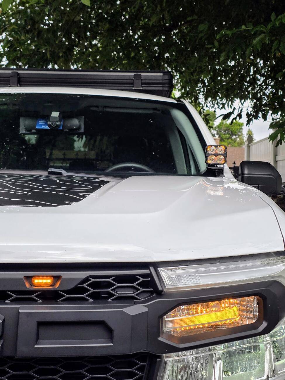 Ford Maverick Hood-Mounted LED Kit Install – Super Impressed with the F150LEDs Spartan MKII 1747167808871-85