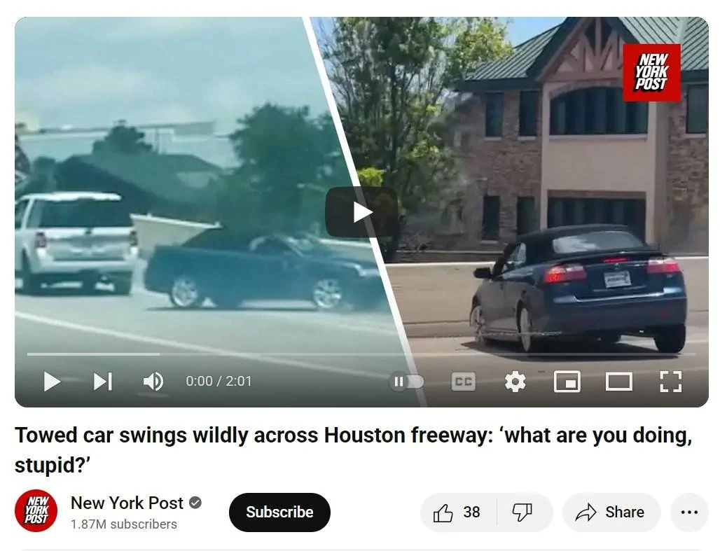 Ford Maverick Ticketed: UNSAFE TOWING DEVICE Screenshot 2025-05-14 123024