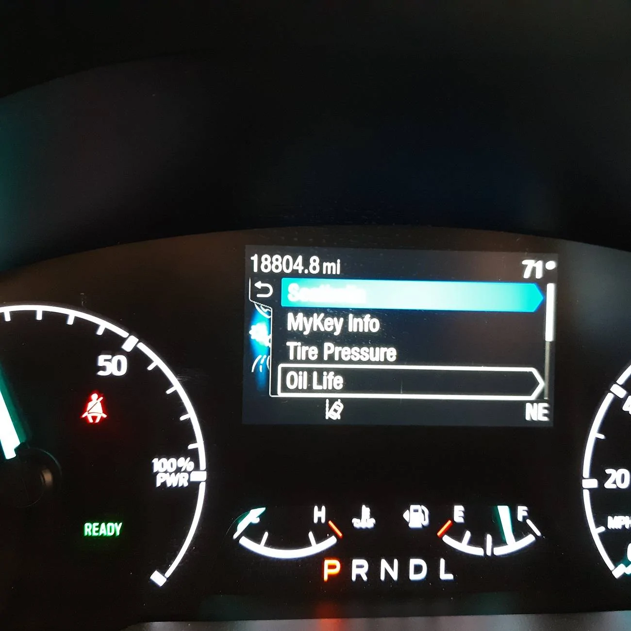 Ford Maverick Settings questions 20250515_112412