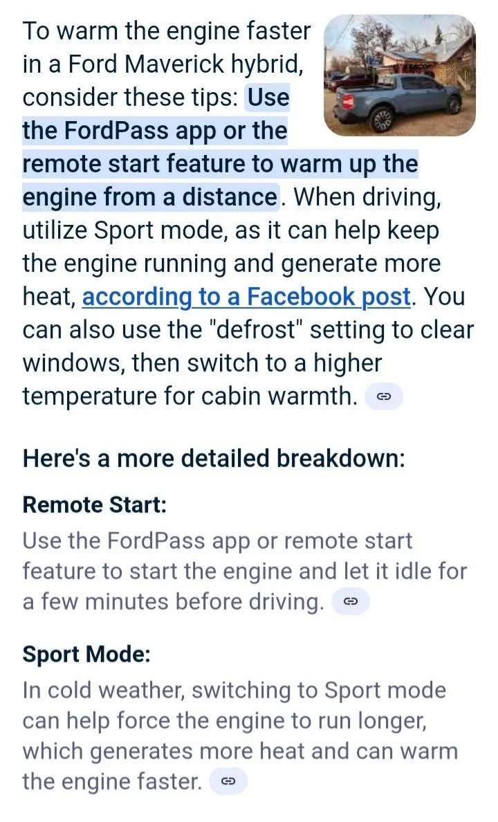 Ford Maverick Hybrid/electric system failure warning light on dash 20250516_062602