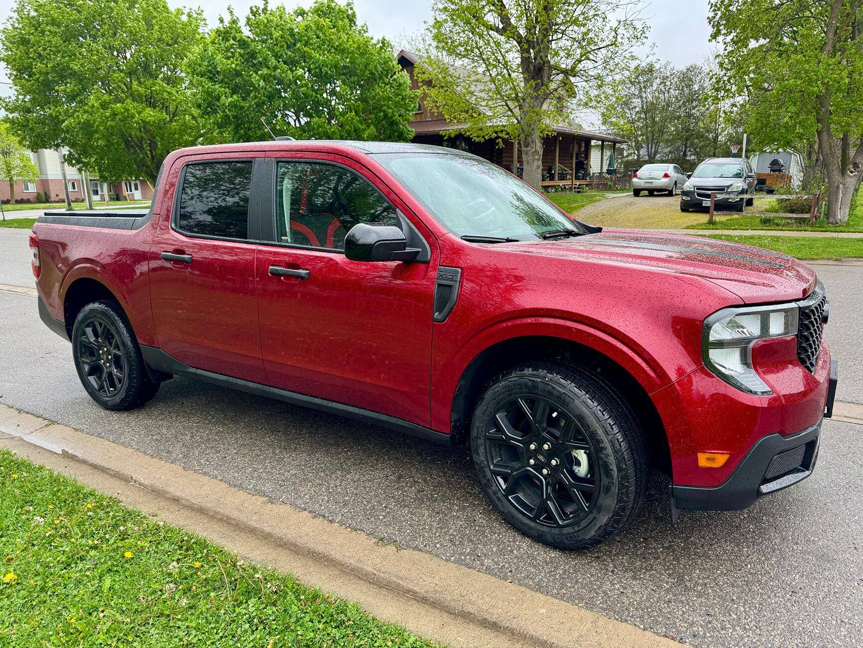 Ford Maverick New to the Ruby Red Club park 1