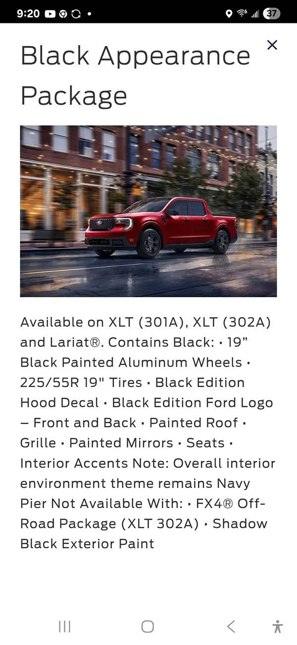 Ford Maverick New to the Ruby Red Club Screenshot_20250517_092043_Chrom