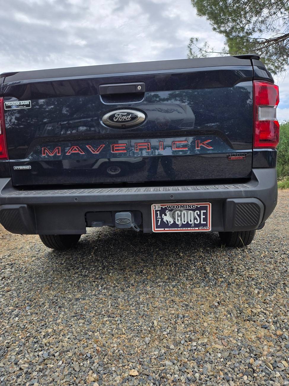 Ford Maverick Personal license plates / vanity plate for your Maverick?? 20250517_104747