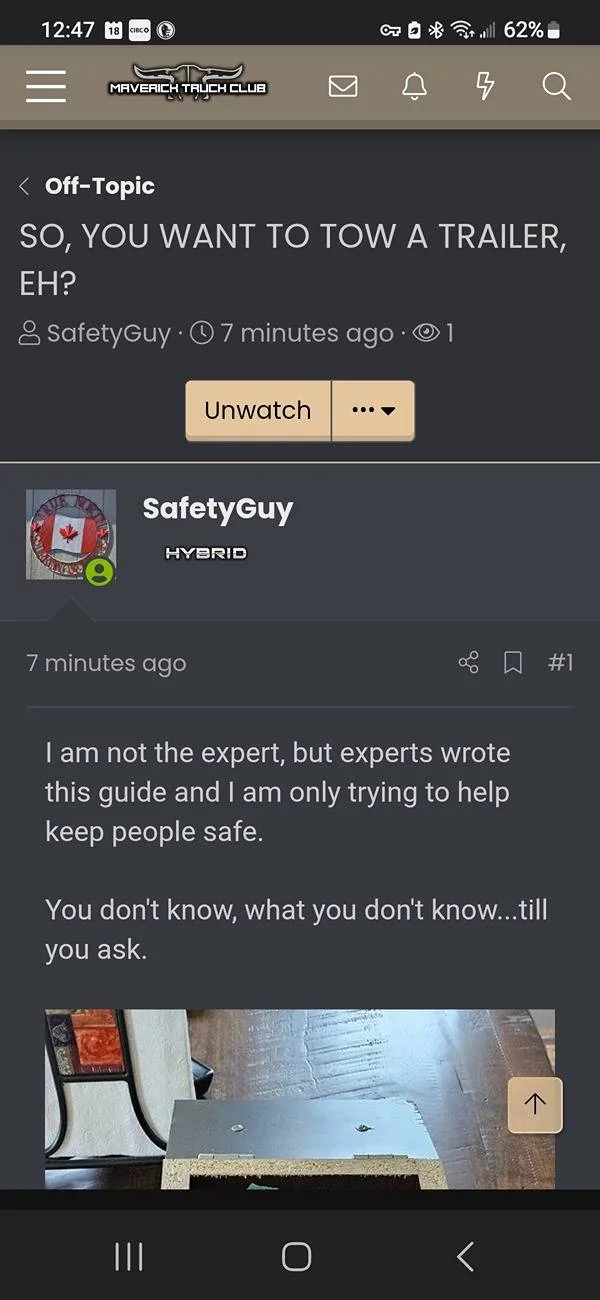 Ford Maverick 1st time tow question Screenshot_20250518_124744_DuckDuckGo