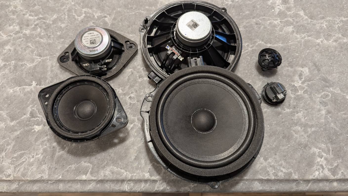 Ford Maverick 2025 Lariat B&O speaker upgrade Old_Speakers