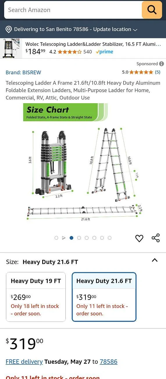 Ford Maverick Help with ladder rack ideas chrome_screenshot_May 18, 2025 3_54_13 PM CDT