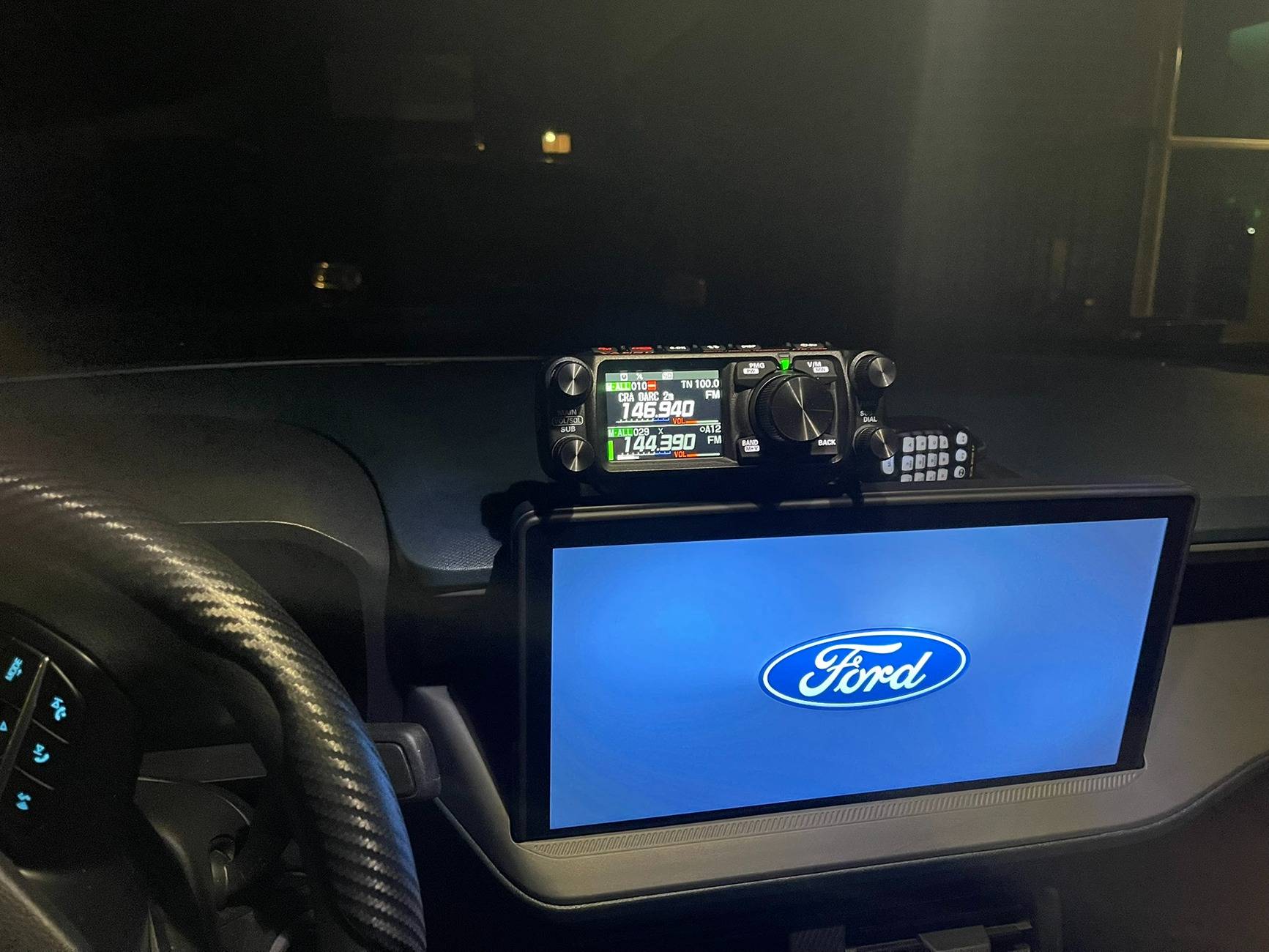 Ford Maverick Completed ham radio installation, 2025 XL IMG_4510.JPEG