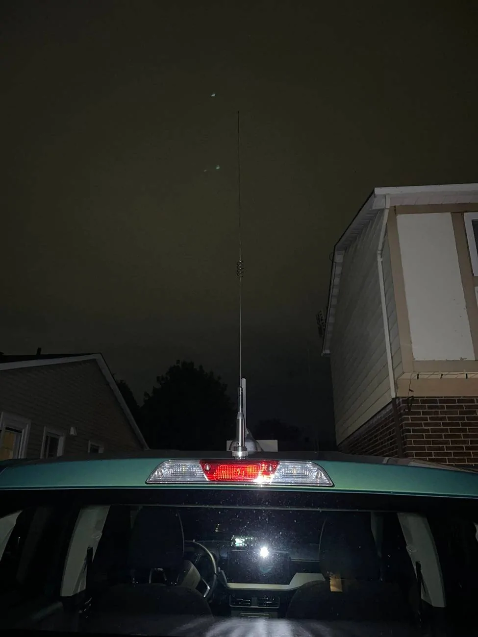 Ford Maverick Completed ham radio installation, 2025 XL IMG_4514