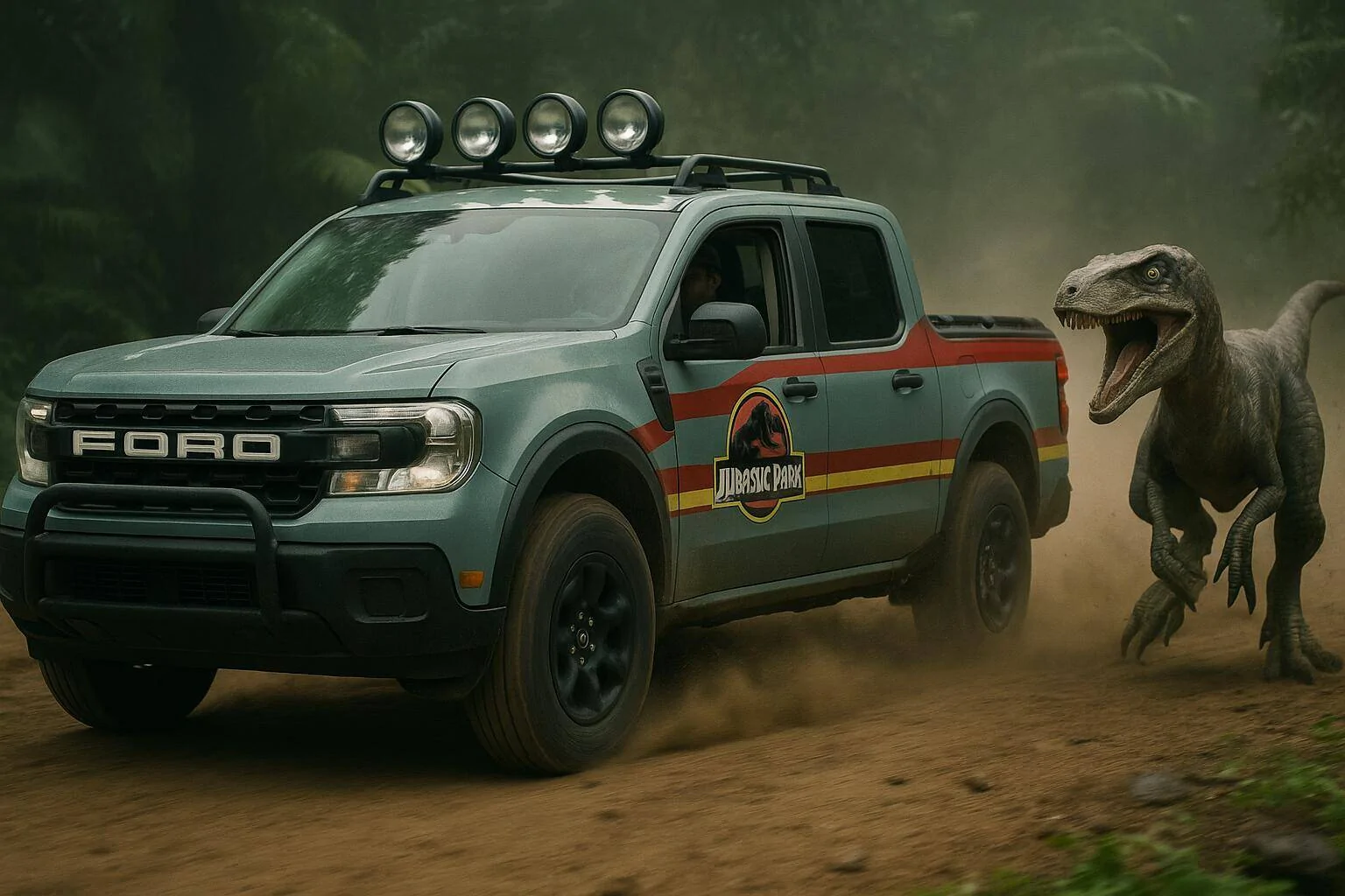 Ford Maverick Jurassic Park theme file_00000000c2a461f79d9e1f48b922492