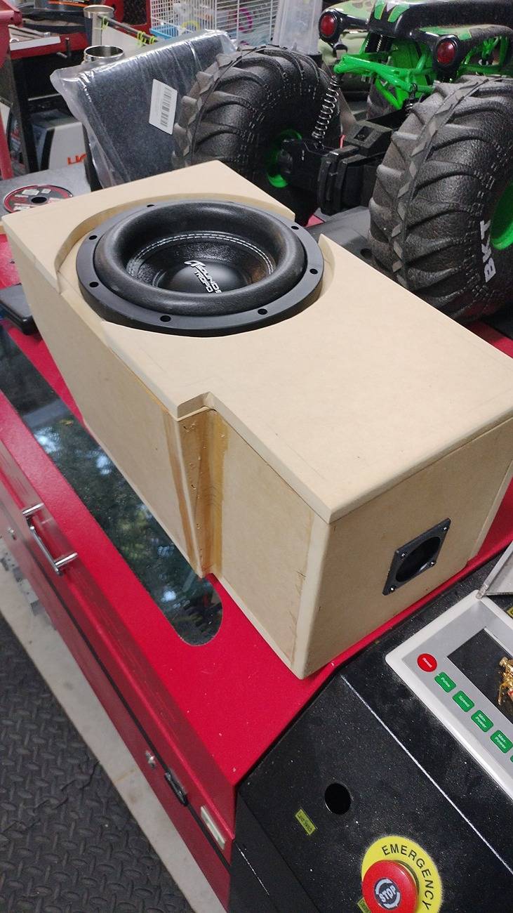 Ford Maverick Underseat Hybrid 8" Subwoofer install 2025-05-13 19.39.32