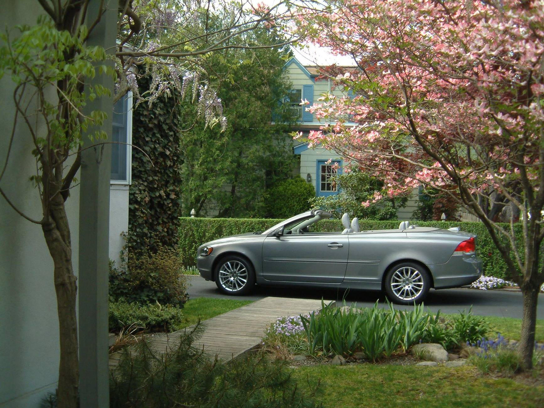 Ford Maverick What did your Maverick replace or is it your first? Top down with dogwood
